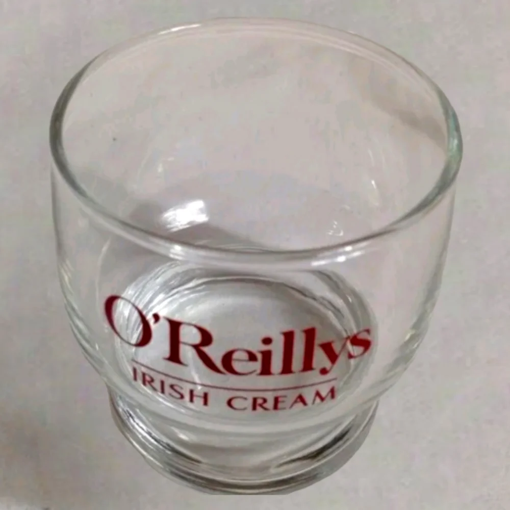 1 O'Reilly's Irish Cream Liqueur Cocktail Stackable Bar Glass Low Ball Rocks Ice